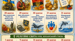 Постер «Жовтневі свята»