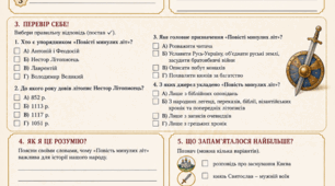 Рефлексивна картка наприкінці уроку з літератури: «Повість минулих літ-найдавніша пам’ятка літописання Русі-України (фрагменти про князя Святослава та про вбивство князя Бориса за наказом його брата Святополка).»