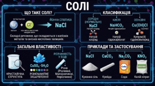 Конспект уроку на тему:"Солі"
