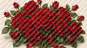 Розмальовка та малюнок "Червоні троянди - символ кохання та ілюзій"🌹🌹🌹🌹🌹