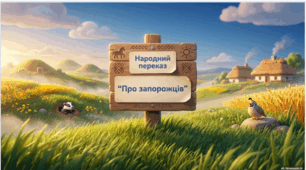 Народний переказ «Про запорожців»
