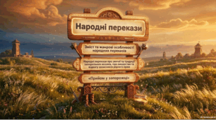 Народні перекази про звичаї та традиції запорозьких козаків, про лицарство та відвагу захисників рідного краю. Зміст та жанрові особливості народних переказів. Народний переказ «Прийом у запорожці»