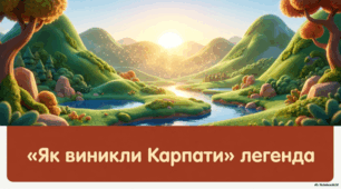 Легенда «Як виникли Карпати»