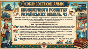 Особливості соціально – економічного розвитку українських земель. Ч2