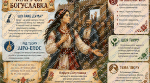 Інфографіка "Маруся Богуславка"