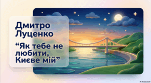 Дмитро Луценко. «Як тебе не любити, Києве мій»
