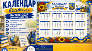Календар вчителя на 2026-2027 навчальний рік