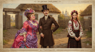 М. Старицький «За двома зайцями»