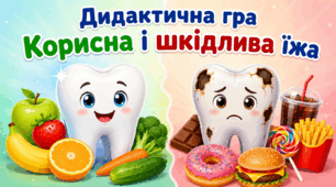 Дидактична гра «Корисна і шкідлива їжа»