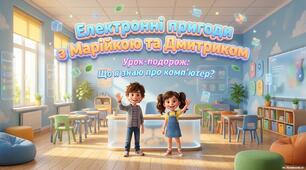 Що я знаю про комп'ютер. Електронна подорож з Марійкою та Дмитриком