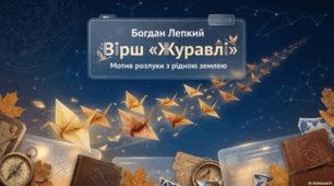 Богдан Лепкий. Вірш «Журавлі»