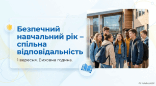 Виховна година "Безпечний навчальний рік – спільна відповідальність"