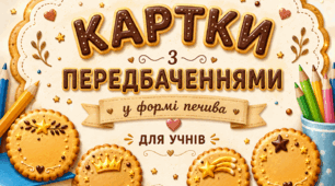 Картки з передбаченнями у формі печива для учнів
