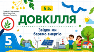 Звідки ми беремо енергію. Презентація, інфографіка, робочий аркуш