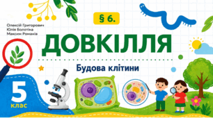 Будова клітини. Презентація, інфографіка, робочий аркуш