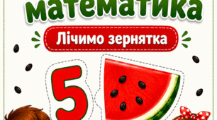 День кавуна. Дидактична гра «Кавунова математика. Лічимо зернятка»