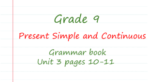 Prepare 9. Unit 3. Present Simple and Continuous