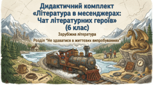 Дидактичний комплект "Література в месенджерах: Чат літературних героїв"(6 клас НУШ, розділ 3)