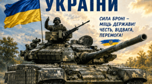 Постер «14 вересня — День танкових військ України»