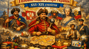 Головні події в історії України в ХVІ-ХІХ століттях