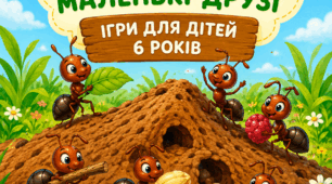 Ігри для дітей шести років на тему "Мурахи - наші друзі"