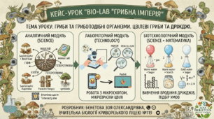 Кейс-урок «Bio-Lab «Грибна імперія» Тема уроку: Гриби та грибоподібні організми.  Цвілеві гриби та дріжджі.