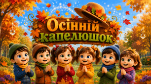 «Осінній капелюшок» —рухлива гра для дітей дошкільного віку