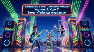 Урок 7. Частина 3. «Таблиця множення числа 9». Математика. 2 клас. Технологія «Росток»