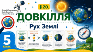Рух Землі. Презентація, інфографіка, робочий аркуш