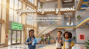 🏫СУЧАСНА анімована презентація на 50 слайдів🔔"Правила безпеки у школі"🔔