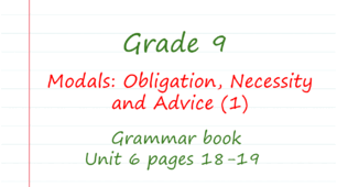  Prepare 9. Unit 6. Modals: Obligation, Necessity and Advice (1)