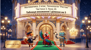 Урок 26. Частина 3. «Таблиця множення і ділення на 5». Математика. 2 клас. Технологія «Росток»