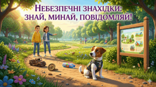 Презентація "Небезпечні знахідки: знай, минай, повідомляй!" Мінна безпека для дітей. Алгоритм дії під час повітряної тривоги