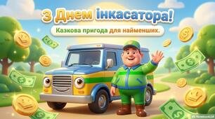 Пізнавальна презентація для найменших — «З Днем інкасатора!»