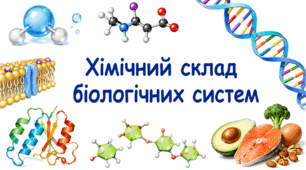 Хімічний склад біологічних систем. 9 клас НУШ.