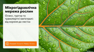 Презентація "Транспортна система рослин: симпласт і апопласт" 10 клас (проф)