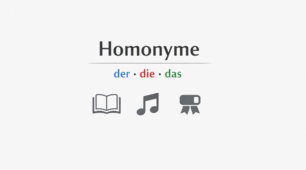 Homonyme im Deutschen