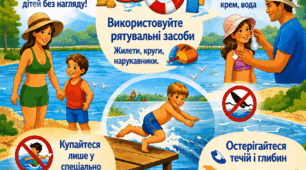 Пам'ятка для батьків "Безпека дітей біля водоймищ"