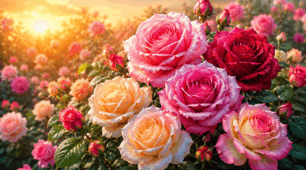 🌹Пазл 🧩🌹"Троянди" 💖💚🌹🌹🌹