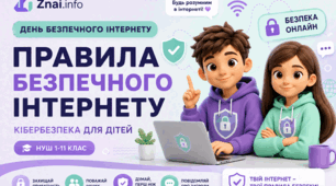Презентація «День безпечного інтернету | Правила безпечного інтернету для дітей | Кібербезпека» (НУШ 1-11 клас)