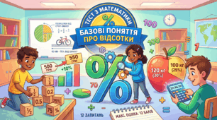 Відсотки: базові поняття та задачі