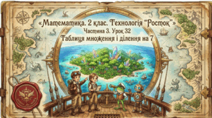 Урок 32. Частина 3. «Повторення й узагальнення вивченого». Математика. 2 клас. Технологія «Росток»