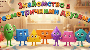Презентація "Знайомство з геометричними друзями"