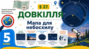 Мапа для небосхилу. Презентація, інфографіка, робочий аркуш