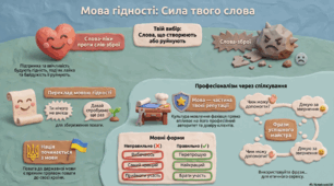 Презентація «Мова гідності: слова, що формують особистість»