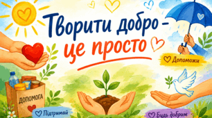 Презентація на тему: "Творити добро - це просто!"