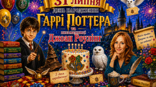 31 липня 🎁🧸День народження хлопчика-чарівника Гаррі Поттера та  письменниці Джоан Роулінг🛍️❤️🎈💐