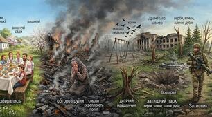 Там, де хатки......