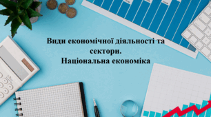 Види економічної діяльності та сектори. Національна економіка. ВВП та ІЛР