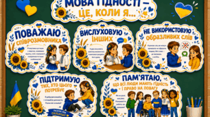 «Мова гідності» оформлення дошки
